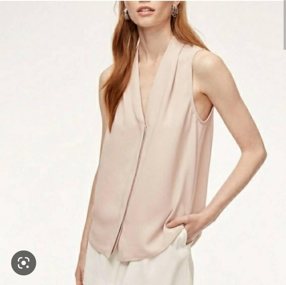Aritzia Wilfred Freja Sleeveless Blouse - Picture 1 of 7